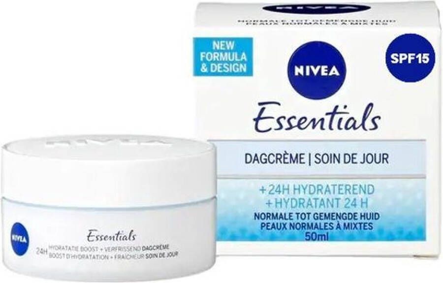 NIVEA Essentials Hydraterende Dagcrème SPF 15 50ml