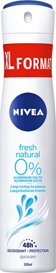 NIVEA Fresh Natural l 200 ml deodorant spray 200 ml