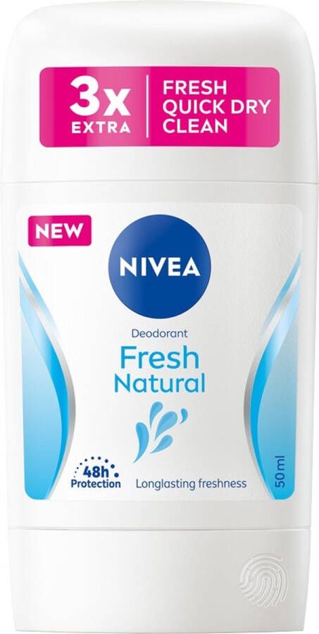 NIVEA Fresh Natuurlijke deodorant stick 50ml