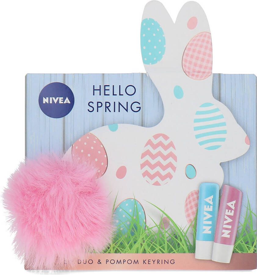 NIVEA Hello Spring Lip Balm Duo Cadeauset