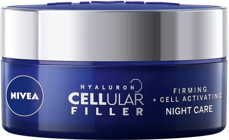 NIVEA Hyaluron Cellular Filler Anti-Age Night Cream Nachtcrème Gezicht Nek 50 ml