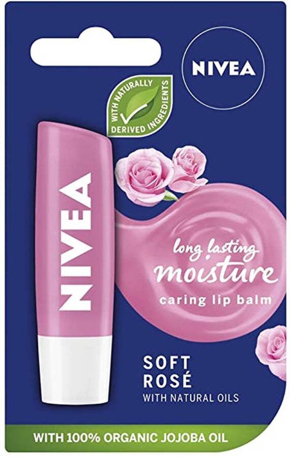 NIVEA Lippenbalsem Soft Rose 5.5ml