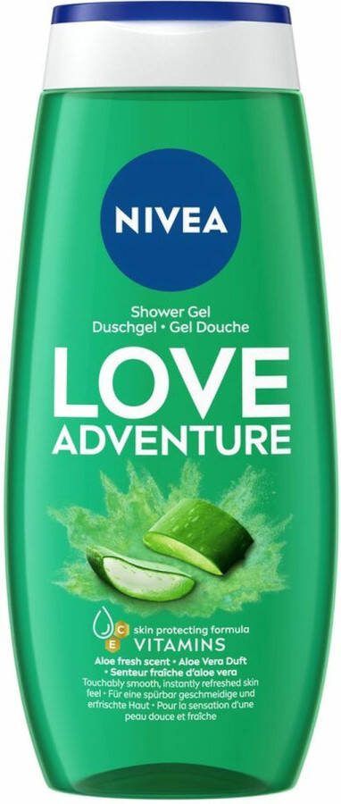 NIVEA Love Adventure Douchegel 250 ml Voordeelverpakking 12 stuks