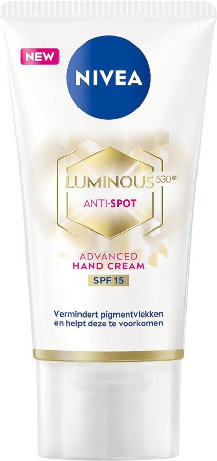 NIVEA Luminous630 Anti Spot Handcreme Anti Pigment Hand Care Voor jonger ogende handen 50 ML
