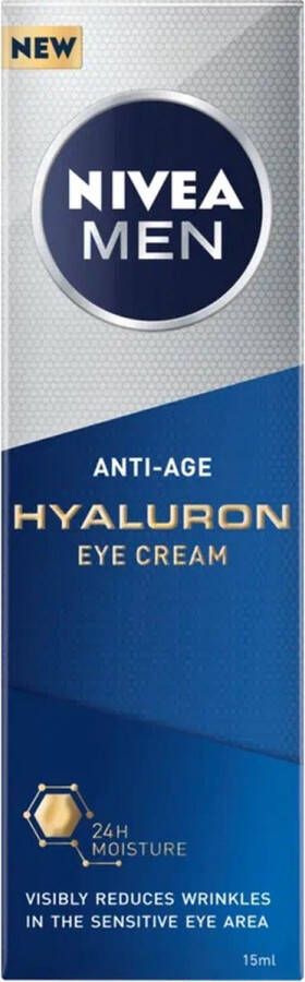 NIVEA Mannen Hyaluron anti-rimpel oogcrème 15ml