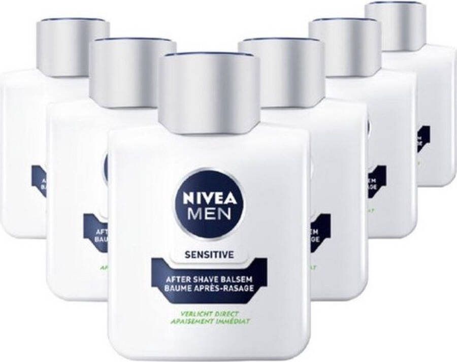 NIVEA Men Aftershave Balsem Sensitive Voordeelverpakking 6 x 100 ml