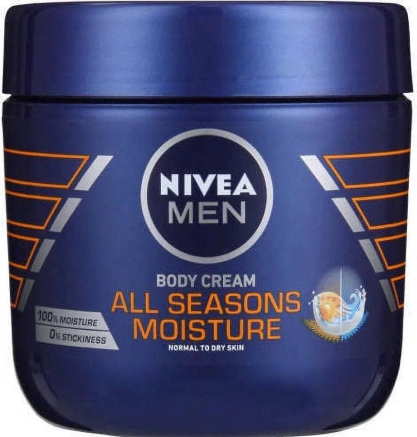 NIVEA Men All Seasons Moisture Body Cream 400 ml