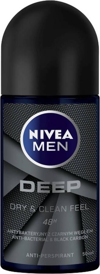 NIVEA _men Deep Antybakteryjny Z Aktywnym W?glem Antyperspirant W Kulce 50ml