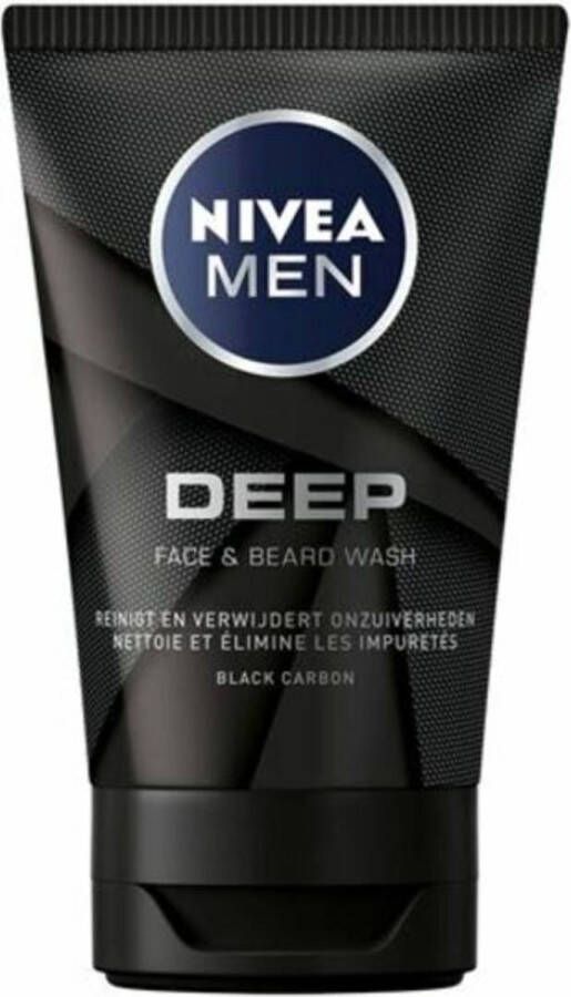 NIVEA MEN Deep Reinigingsgel Face Wash 100 ml