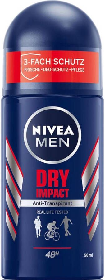 NIVEA men deodorant roll-on Dry Impact Anti-Transpirant 50ML