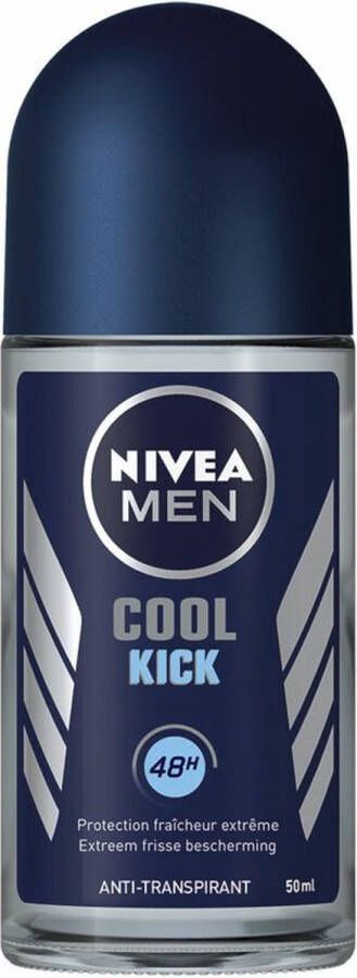 NIVEA Men Deodorant Roller Cool Kick 3x 50 ml Voordeelverpakking