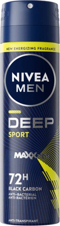 NIVEA Men Deodorant Spray Deep Sport 150 ml