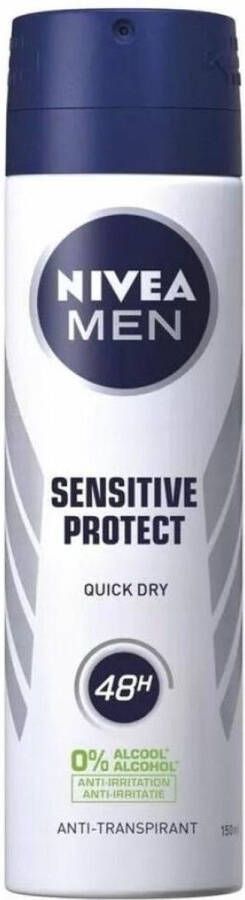 NIVEA Men Deodorant Spray Sensitive Protect 150 ml