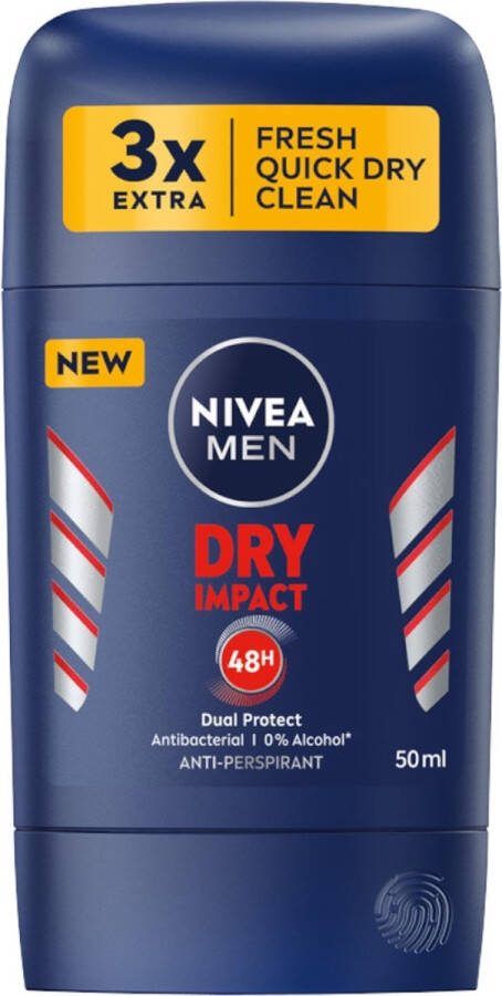 NIVEA Men Dry Impact anti-transpirant stick 50ml