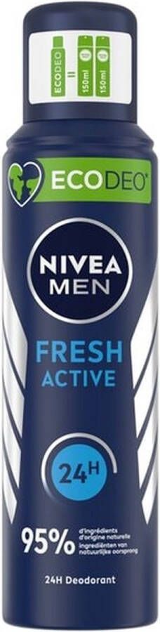 NIVEA Men fresh active deodorant eco 125 ml