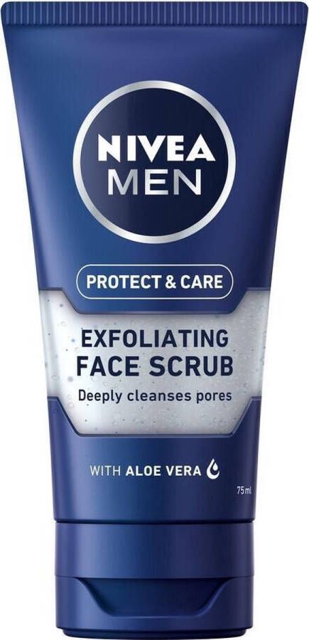 NIVEA protect & care exfoliërende gezichtsscrub 75 ml