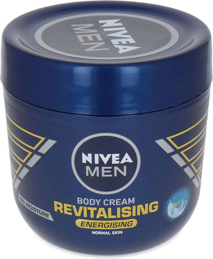 NIVEA Men Revitalising Energising Body Cream 400 ml (voor normale huid)