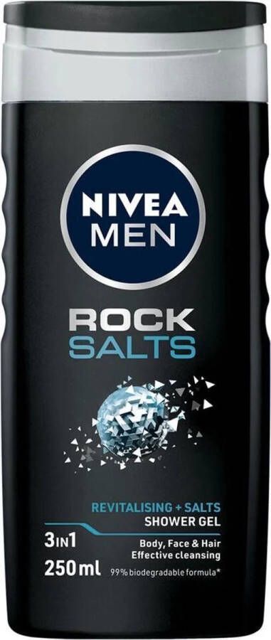 Nivea Men Rock Salts Shower Gel 250ML