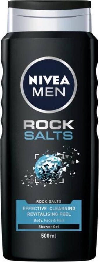 NIVEA Men Rock Salts Shower Gel For Face Body I