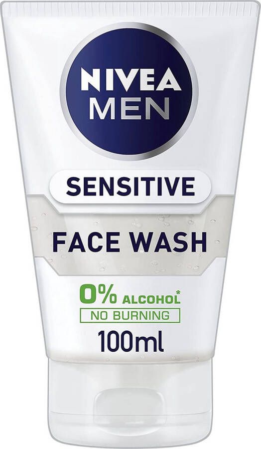 NIVEA MEN Sensitive Face Wash 6x100ml Voordeelverpakking