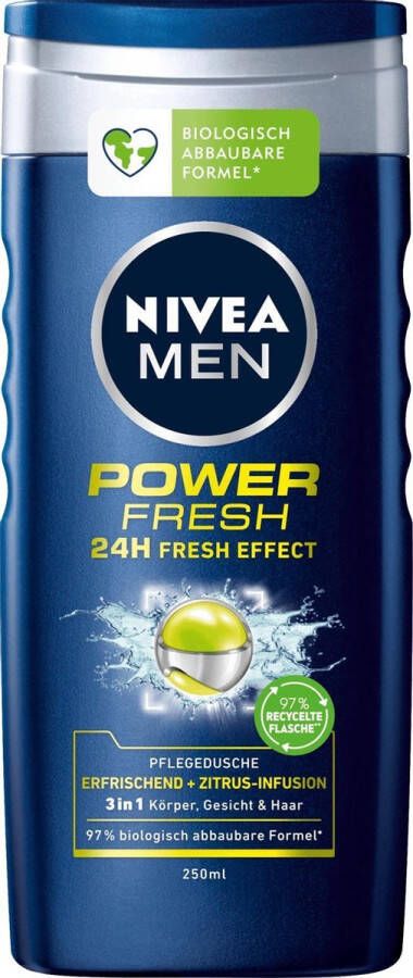 NIVEA Men Shower Gel Power Refresh 250 Ml