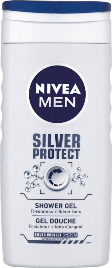 NIVEA Men Showergel Silver Protect 250 ml