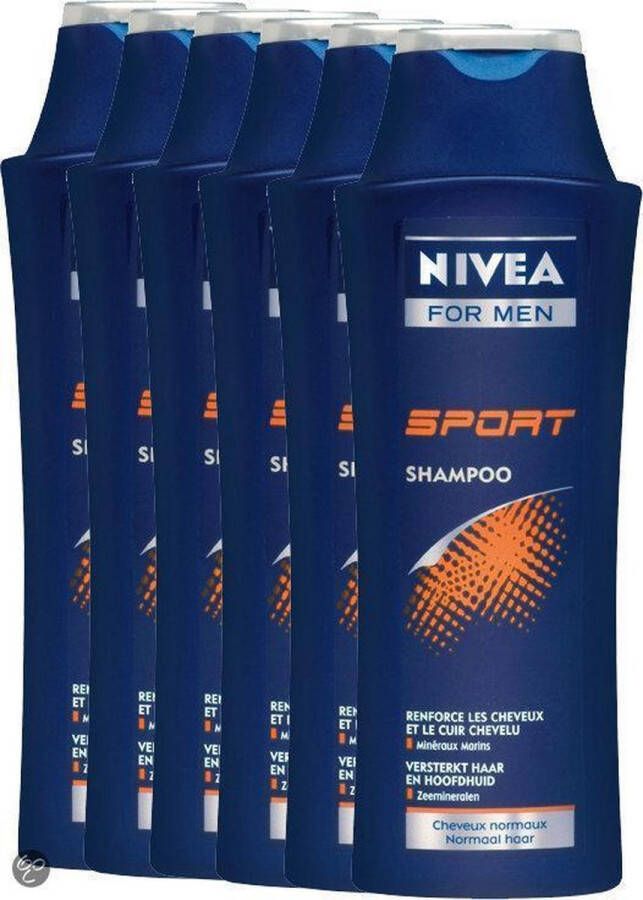 NIVEA MEN Sport Shampoo voordeelpakket 5+1 gratis