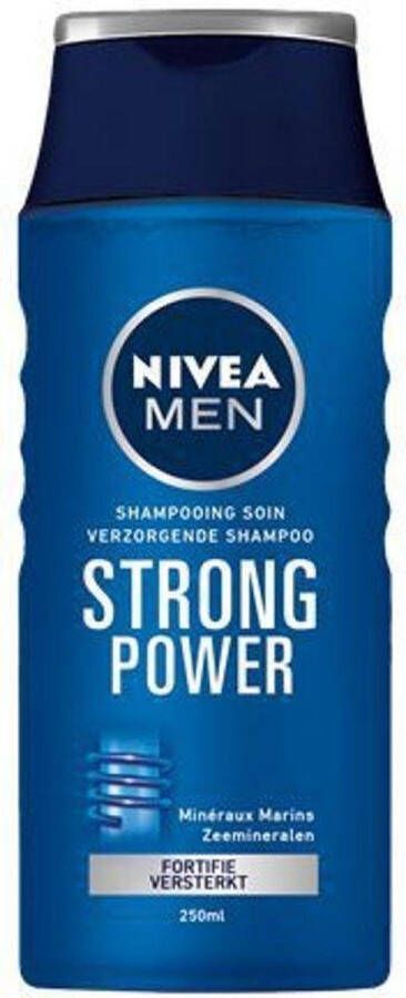 NIVEA MULTI BUNDEL 2 stuks MEN STRONG POWER shampoo 250 ml