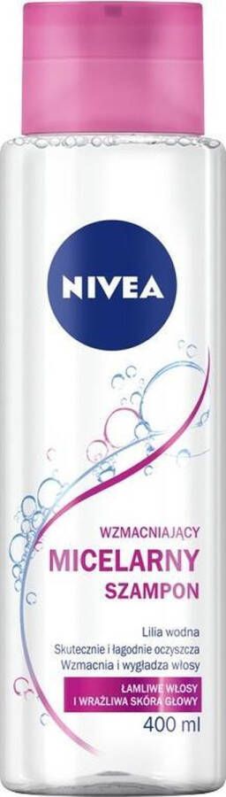 Nivea Micellaire versterkende shampoo voor broos haar en gevoelige hoofdhuid 400ml