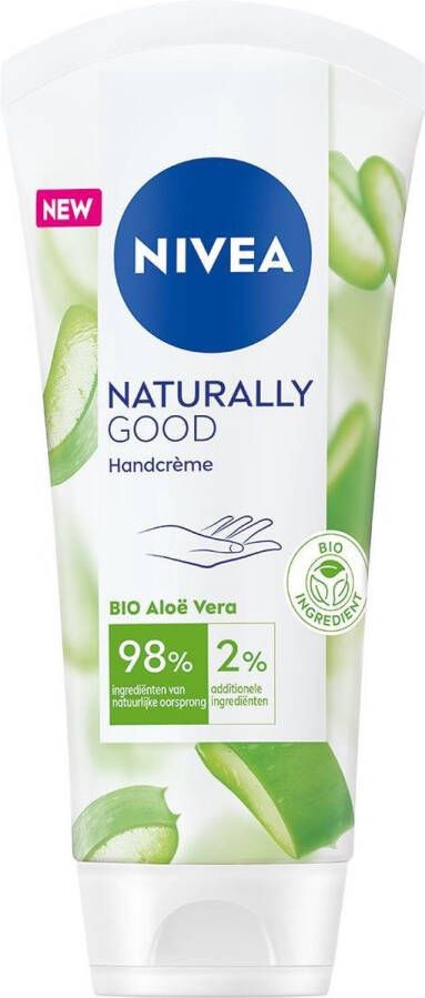NIVEA Naturally Good Handcreme Aloe Vera voordeelverpakking 6 x 75 ml