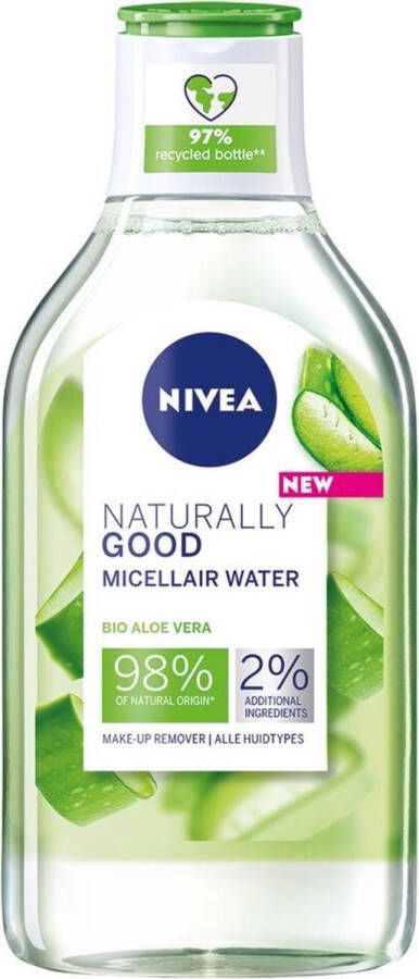 NIVEA Naturally Good Micellair Water met biologische aloë vera 400ml