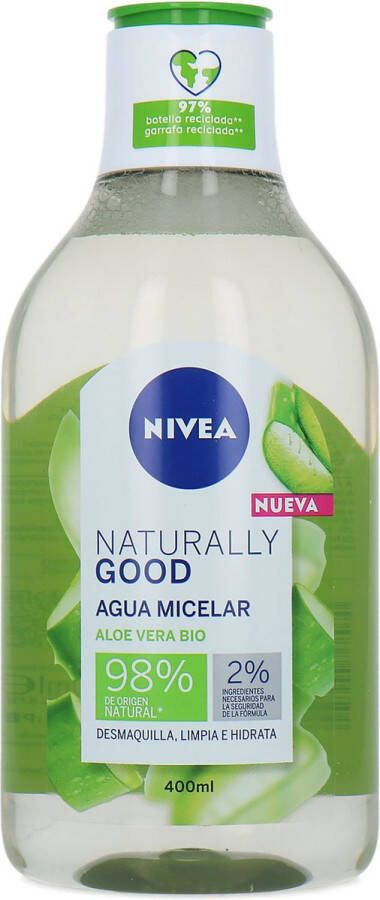 NIVEA Naturally Good Micellar Water 400 ml (Spaanse Versie)