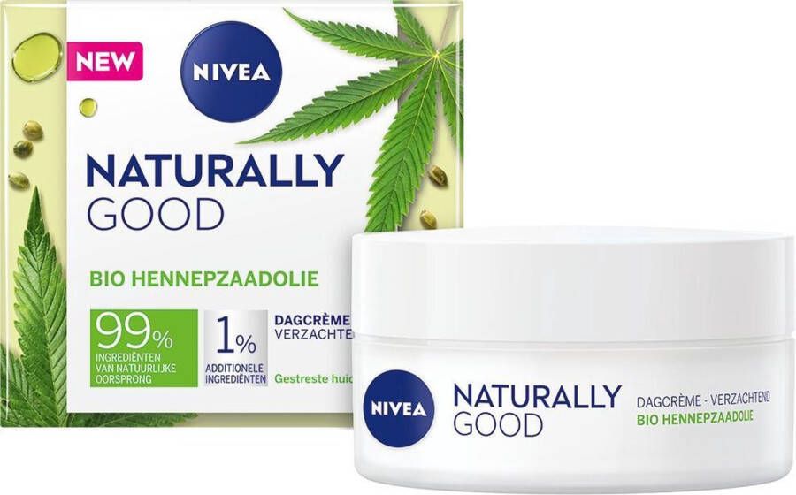 NIVEA Naturally Good Dagcrème Organic Hemp Seed Oil 50 ml