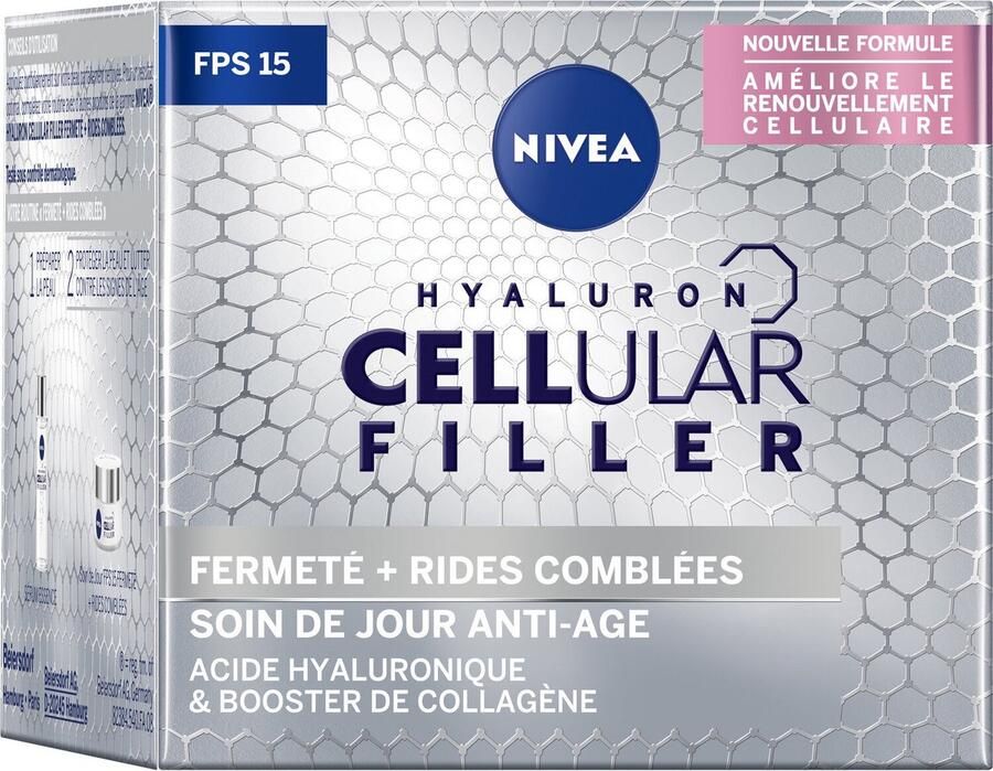 NIVEA Cellular Filler soin de jour acide hyaluronique FPS15