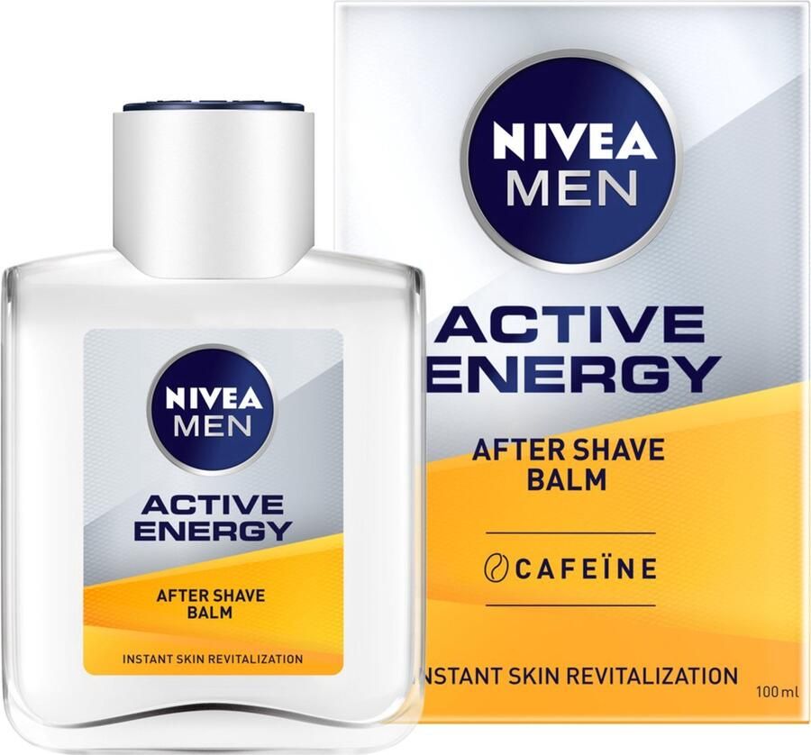 NIVEA MEN Active Energy 2-in-1 Aftershave Balsem 100 ml Voordeelverpakking 12 stuks