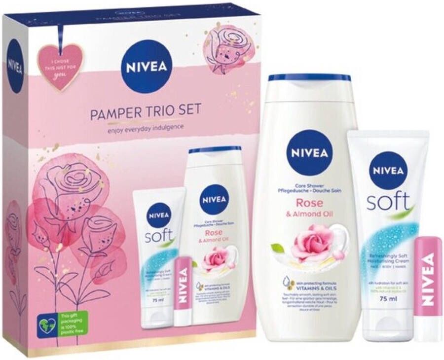 NIVEA Pamper Trio Cadeauset 330 5 ml