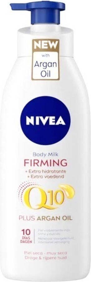 NIVEA Q10 Plus Argan Oil Body Lotion Body Care Hydrateert de droge huid Met heilzame arganolie 400 ml