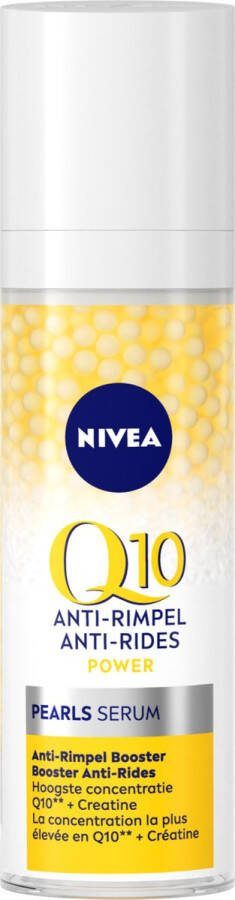 NIVEA Q10 Power Anti-Rimpel Pearls Serum Gezicht Alle huidtypen Hydraterend en verstevigend Gezichtsserum Met Q10 en creatine 30 ml