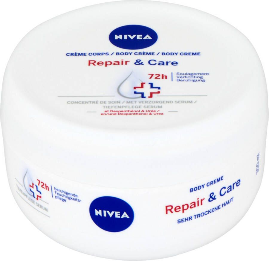 NIVEA Repair & Care Bodycrème Body Care Zeer Droge Huid 72 uur hydraterend 300 ml
