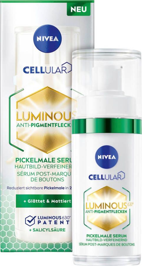 NIVEA Cellular Luminous 630 Serum Sérum Proti Tmavým Skvrnám Po Akné 30ml