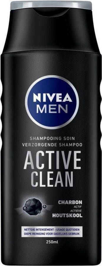 NIVEA Shampoo Men – Active Clean 250 ml 1 stuks