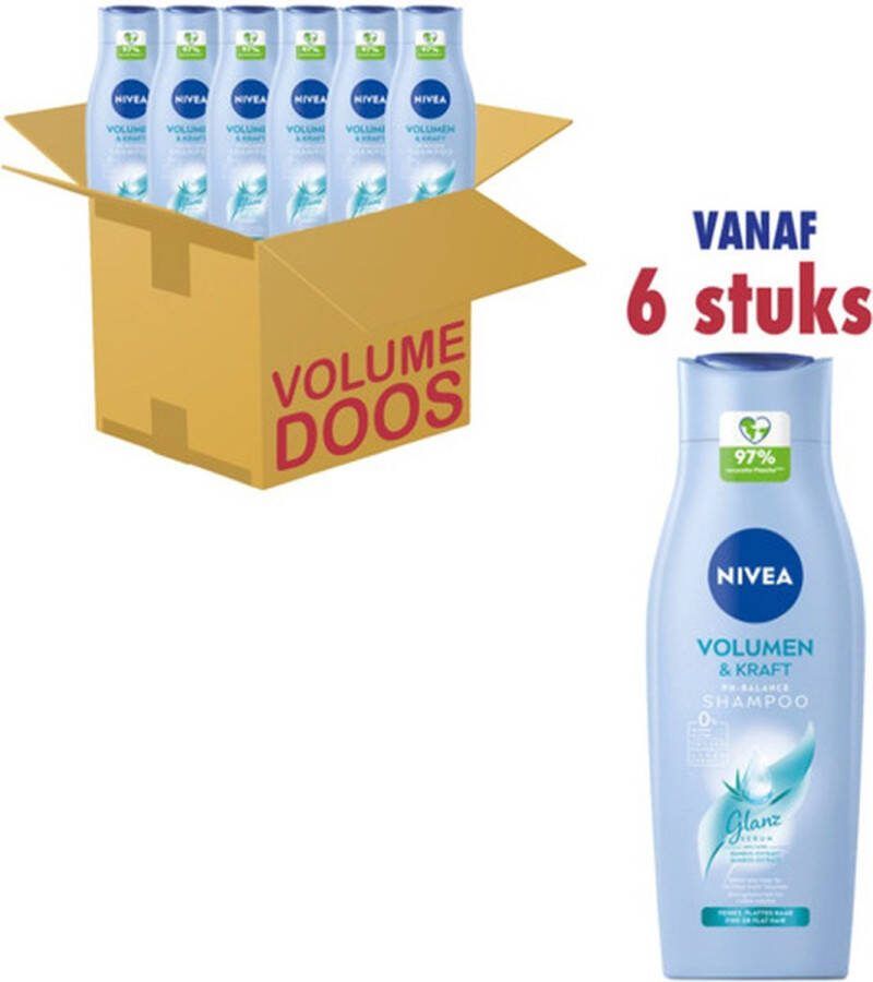 NIVEA Shampoo Volume Power met bamboo extract (6 x 400ml)