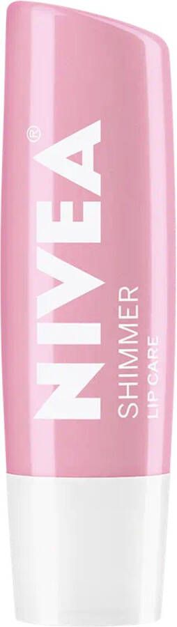 NIVEA Shimmer Lip verzorging hydraterende lippen met sheaboter en jojoba-olie