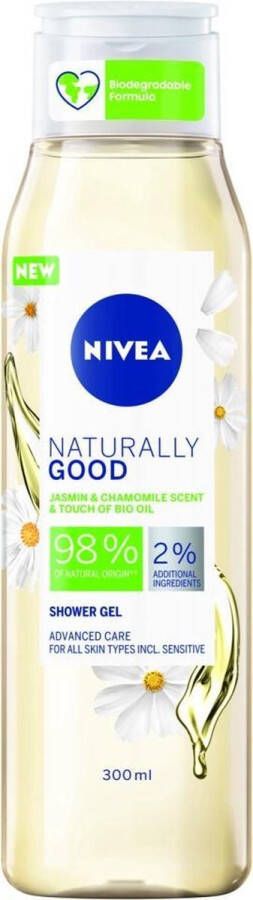 Nivea Naturally Good Jasmin & Chamomile Shower Gel 300ML