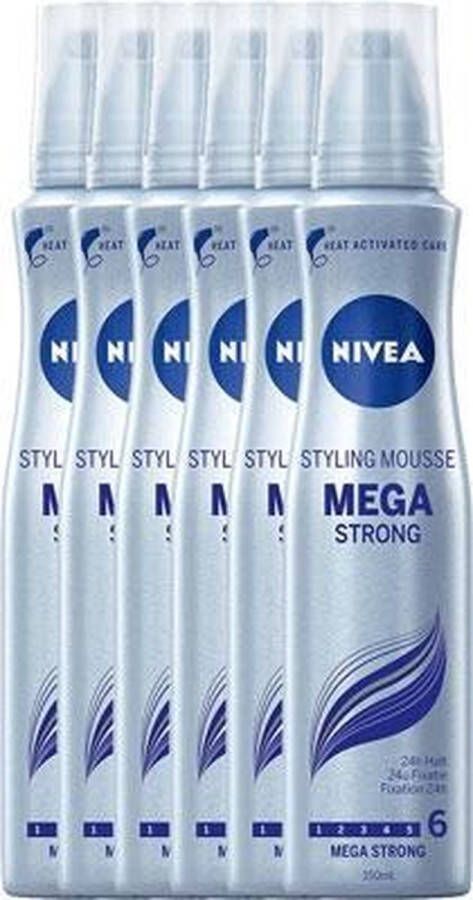 NIVEA Styling Mousse Mega Strong Voordeelverpakking