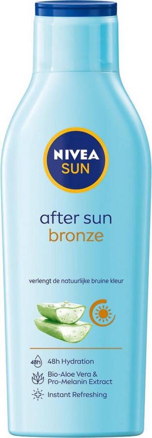 NIVEA SUN After Sun Bronze Hydraterende Lotion Hydrateert kalmeert en bruint Met aloë vera en pro-melanine extract 200 ml