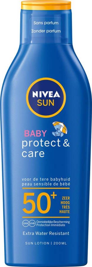 NIVEA SUN Baby Protect & Care Verzorgende Zonnemelk SPF 50+ 200 ml