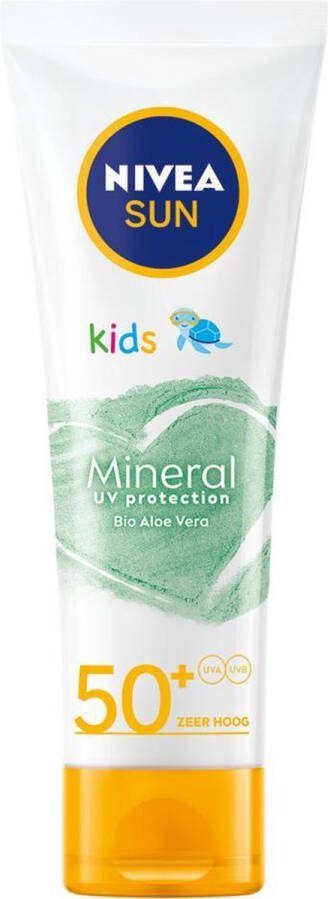 NIVEA SUN KIDS MINERAL UV Protection Zonnebrand Crème Gezicht SPF50+ Zonnecreme Baby en Kinderen Zonnebrandcreme 50ML