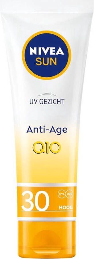 NIVEA Sun UV Anti-Age & Anti-Pigment Gezicht Zonnebrand Crème SPF 30 3x50 ml