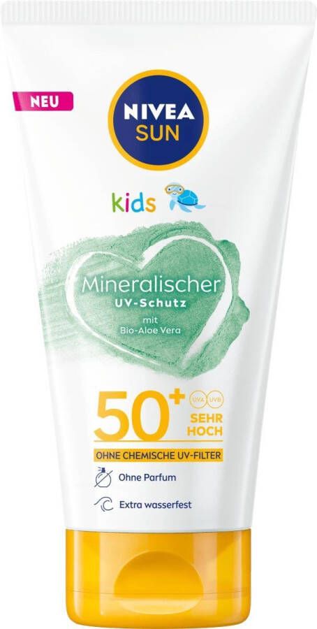 NIVEA SUN Zonnemelk Kids minerale UV-bescherming SPF 50+ 150 ml